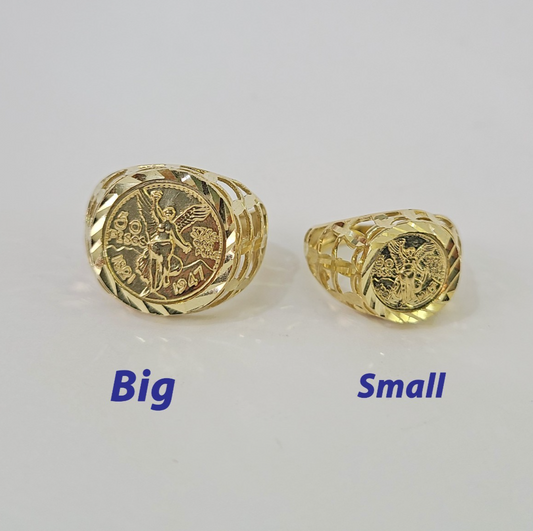 10k 50 Pesos Coin Centenario Ring Yellow Gold Men Real Genuine