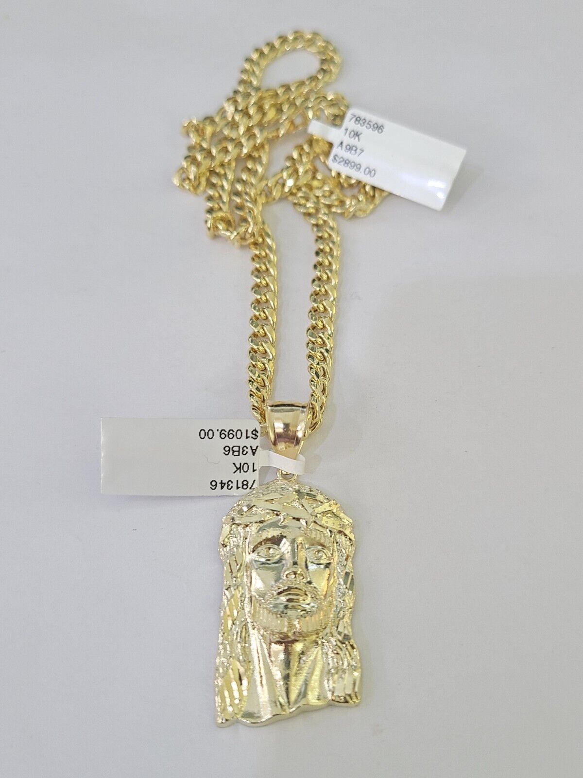 10k gold Jesus Head 2024 Pendant Charm