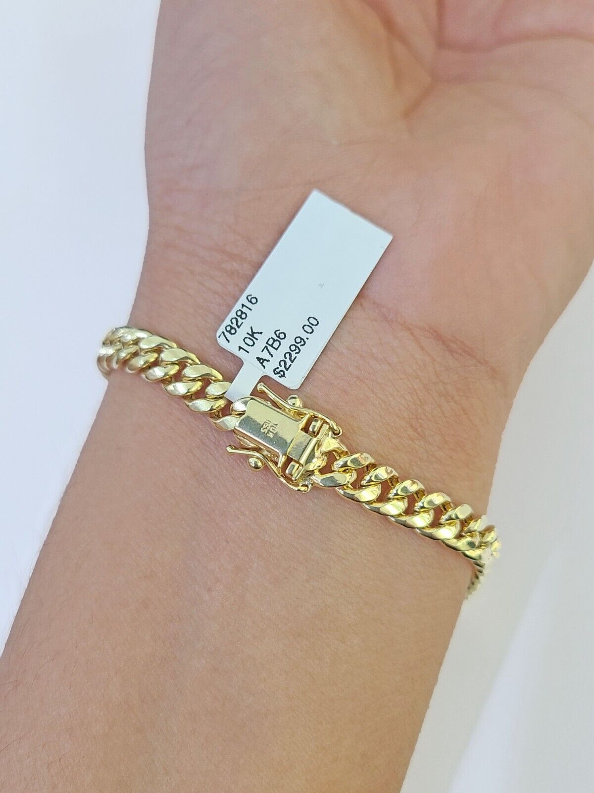 Ladies 10 k gold bracelet 9 2024 in