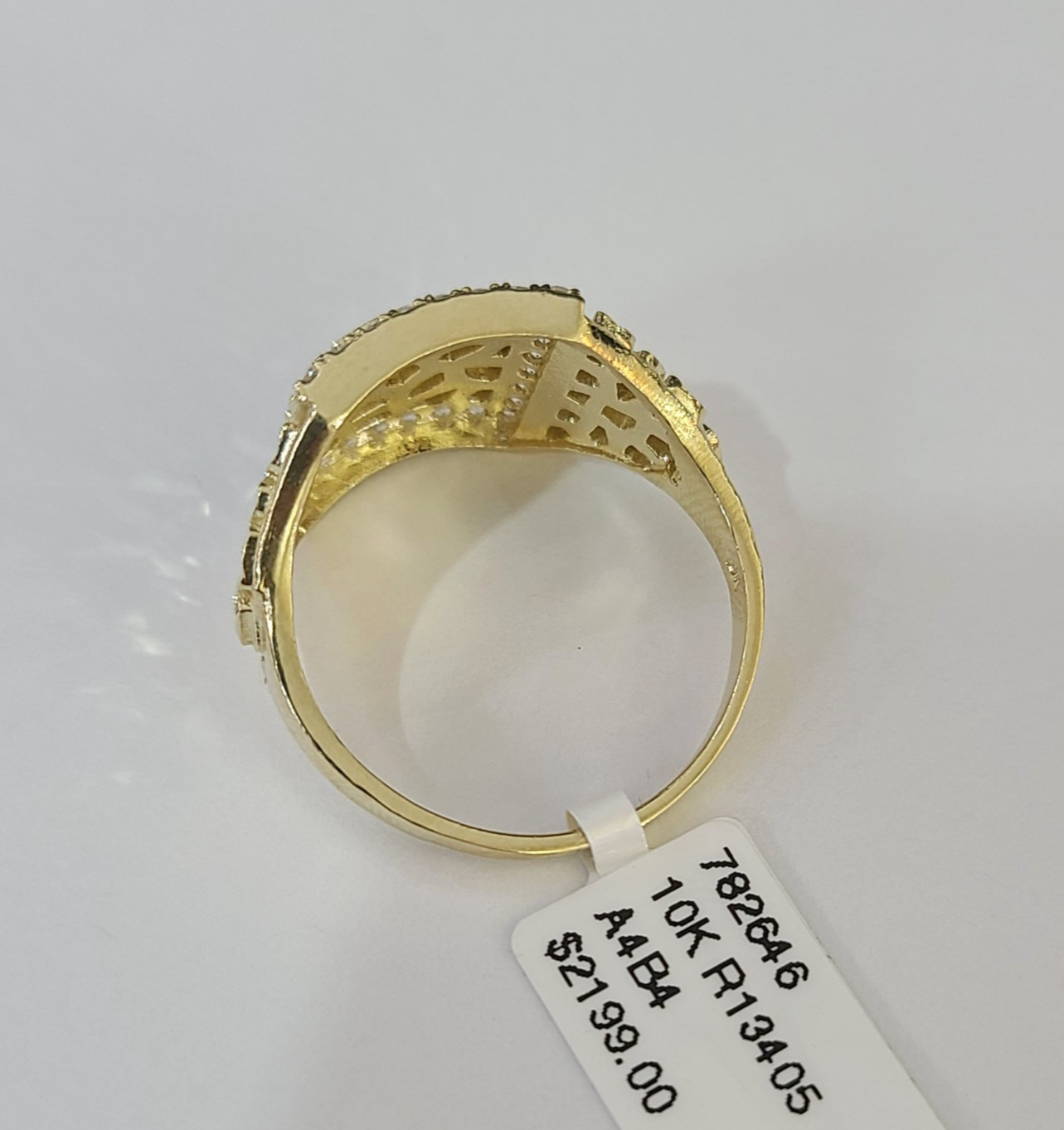 Real 10k Nugget Ring Yellow Gold Women Men Genuine 10Kt