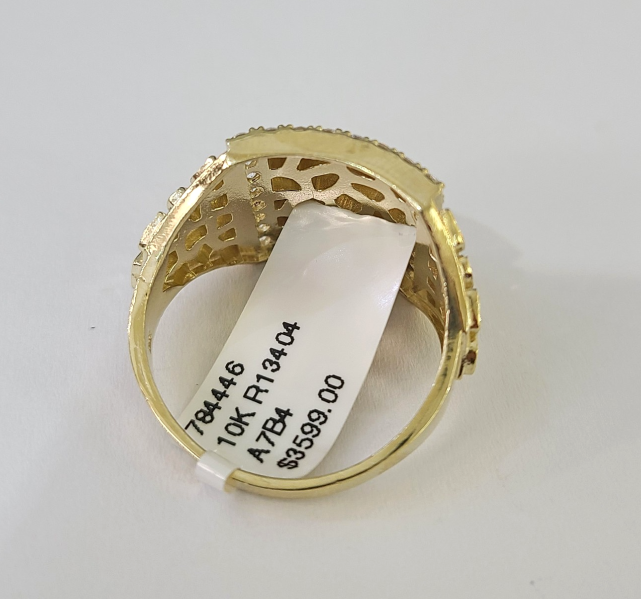 10k Nugget Ring Yellow Gold Women Men Real Genuine 10Kt