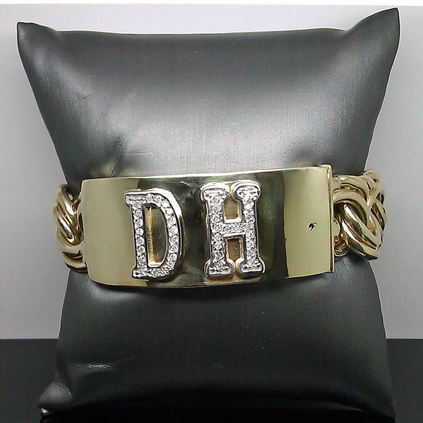 Custom Diamond Hermes Belt Buckle 