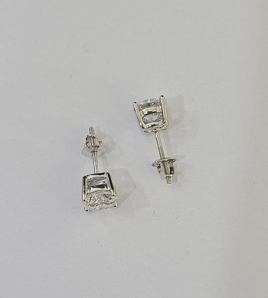 2 CTTW Lab Grown Diamond Earrings (14 Karat)