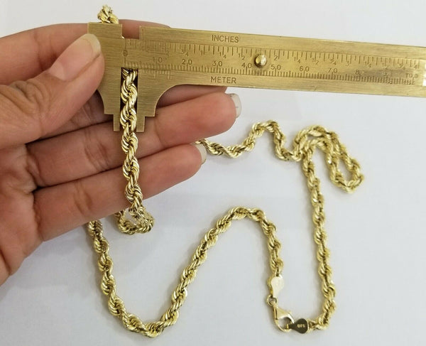 10mm Rope Chain - Gold - TR04 28 Inches