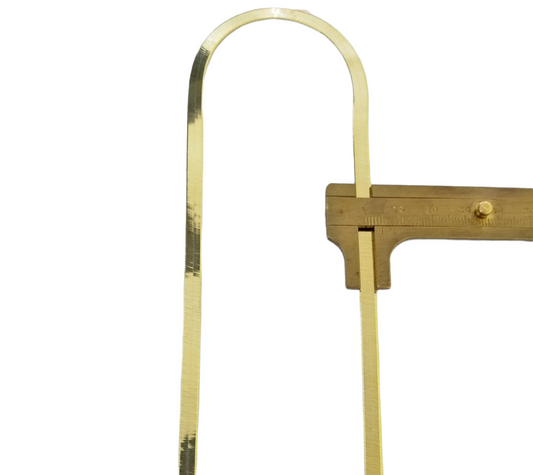 Real 10K Yellow Gold Herringbone Chain Necklace 20 Inch 5mm Lobster lock