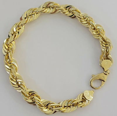 Why Should You Invest in a 10K Rope Bracelet Yellow Gold 8" Inch 3?