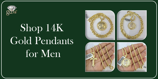 Shop 14K Gold Pendants for Men
