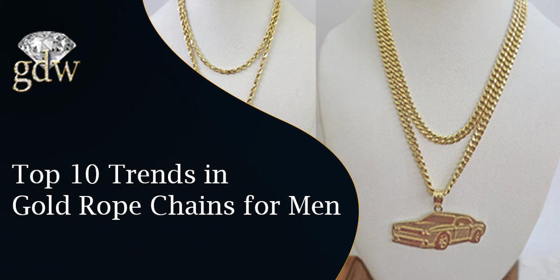 gold rope chains for men