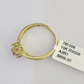 Real 10k Yellow Gold Ring Wedding Engagement Casual 10Kt Genuine