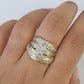 REAL 10k Diamond Ring Ladies Men Trio SET Wedding Engagement Genuine Yellow Gold