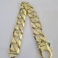 Real 10k Miami Cuban Link Bracelet Solid Gold 20mm 9.5" Lobster Lock Yellow