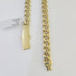 Real 10k Royal Monaco Chain 6mm 24 inches Yellow Gold Necklace Men Women