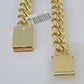 14k Real Miami Cuban Link Chain Chino Lock 20 inches 13mm Genuine Yellow Genuine