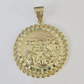 10k Centenario Coin Charm Yellow Gold 50 Pesos 1947 Mexico/Mexican Coin 2.25"