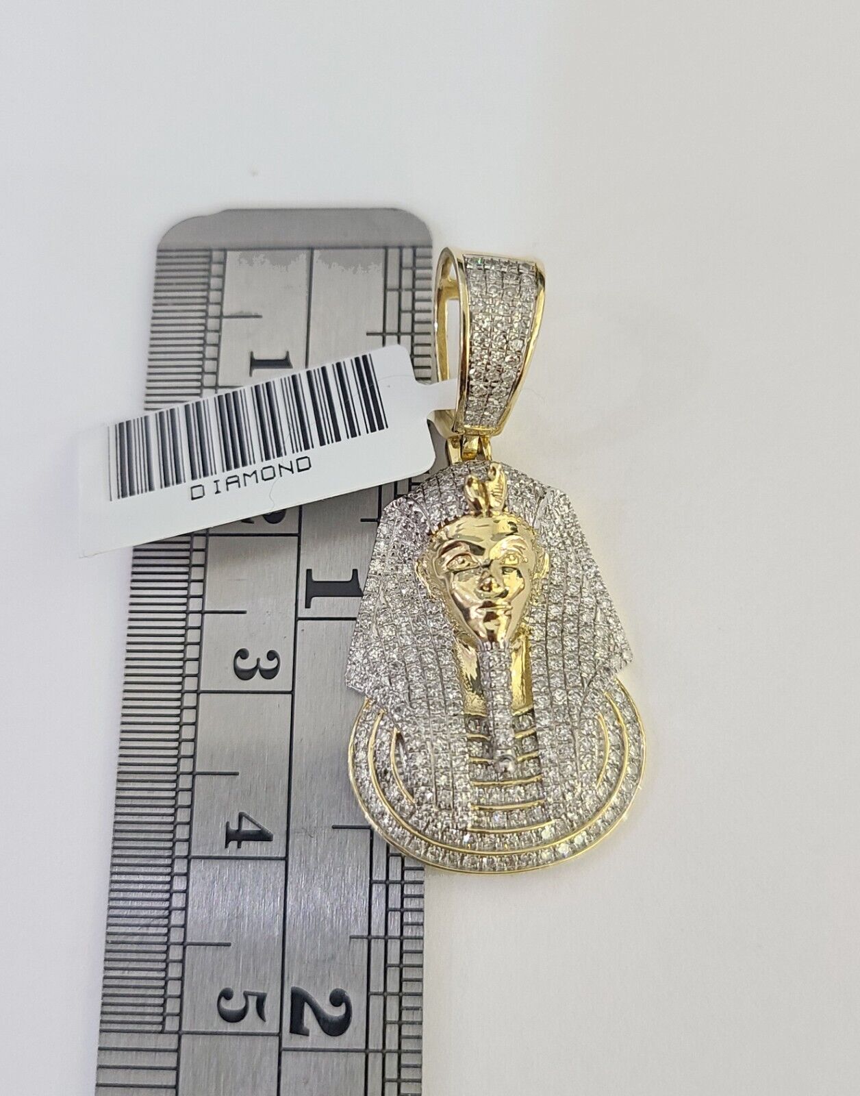 10k Miami Cuban Chain Pharaoh Charm Set 4.5mm 20"-28" Necklace Pendant Gold