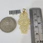 10k Cartoon Monster Charm Pendant Men Women 10kt Real Yellow Gold