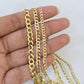 10k Gold Cuban Curb Necklace Chain 3mm 4mm 5mm 18-28 Inches 10kt Yellow Real