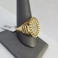 Real 10k Ring Eagle Fancy Design Yellow Gold Men Casual 10kt