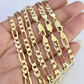 10K Solid Figaro Link Chain Necklace Yellow Gold 4.5mm 20" 22" 24" 10kt