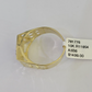 Real 10k Initial G Casual Ring Alphabet Yellow Gold 10kt Genuine