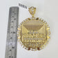 Real 10k Rope Chain Last Supper Charm Set 10mm 20"-30" Inch Necklace Yellow Gold