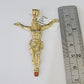 Real 10k Miami Cuban Chain Jesus Charm 4mm Yellow Gold Necklace Pendant 18"-26"