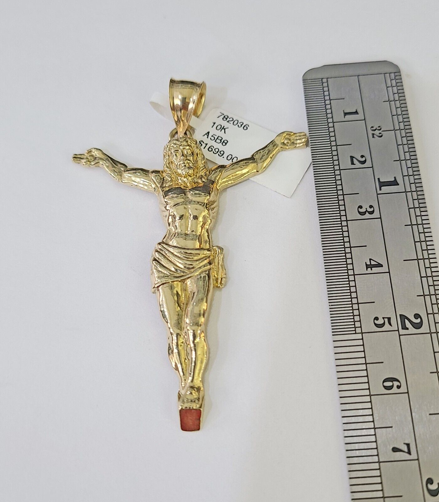 Real 10k Miami Cuban Chain Jesus Charm 4mm Yellow Gold Necklace Pendant 18"-26"