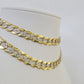 14k Gold Solid Cuban Curb Link Chain Necklace REAL 8mm 20-30 Inches Diamond Cuts