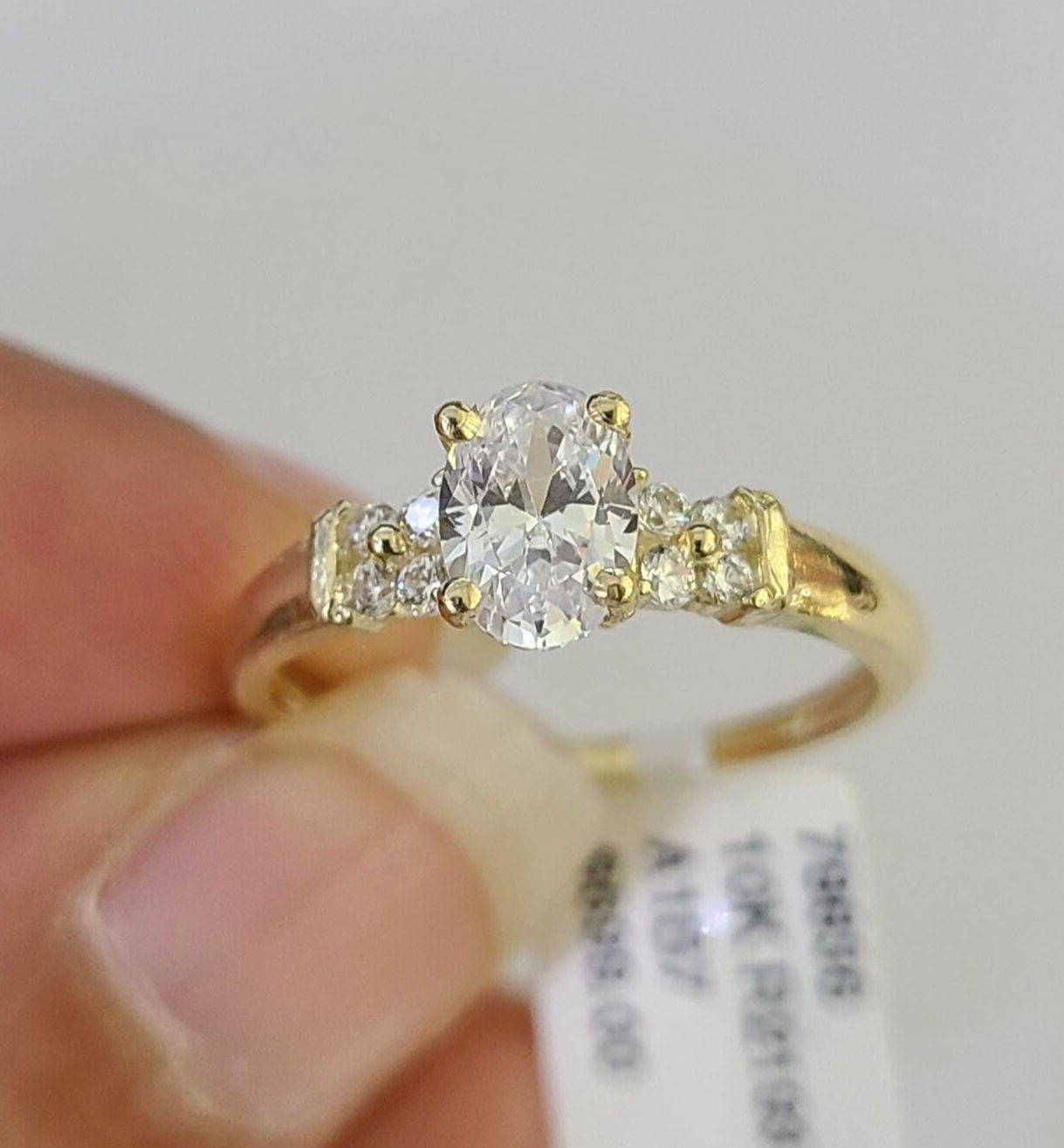 Real 10k Yellow Gold Ring Wedding Engagement Casual 10Kt Genuine