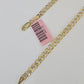 REAL 14k Cuban Curb Link Necklace Chain 4mm 16 inches Diamond Cuts 14kt