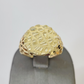 14k Nugget Ring Yellow Gold Women Men Real Genuine 14KT