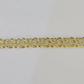 10k Chino ID Bracelet Yellow Gold Box Lock Real 10kt 6.25"