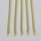 14k Gold 5mm Miami Cuban Link Chain Yellow Gold Necklace 18"-30" Inches Real