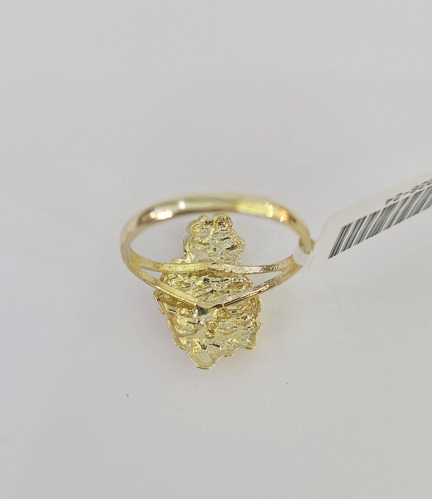 Real 10k Nugget Ring Yellow Gold Casual Ring 10kt Genuine