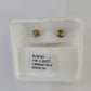 10k Yellow Gold Heart Diamond Earrings Real Screw-Back Women Men studs