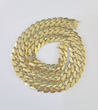 Real 10K Royal Monaco Chain Box Clasp 11mm Gold Necklace 10Kt 24" Genuine