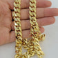 10k 15mm Miami Cuban Link Chain Necklace Yellow Gold 22-26 Inch Mens SOLID 10kt