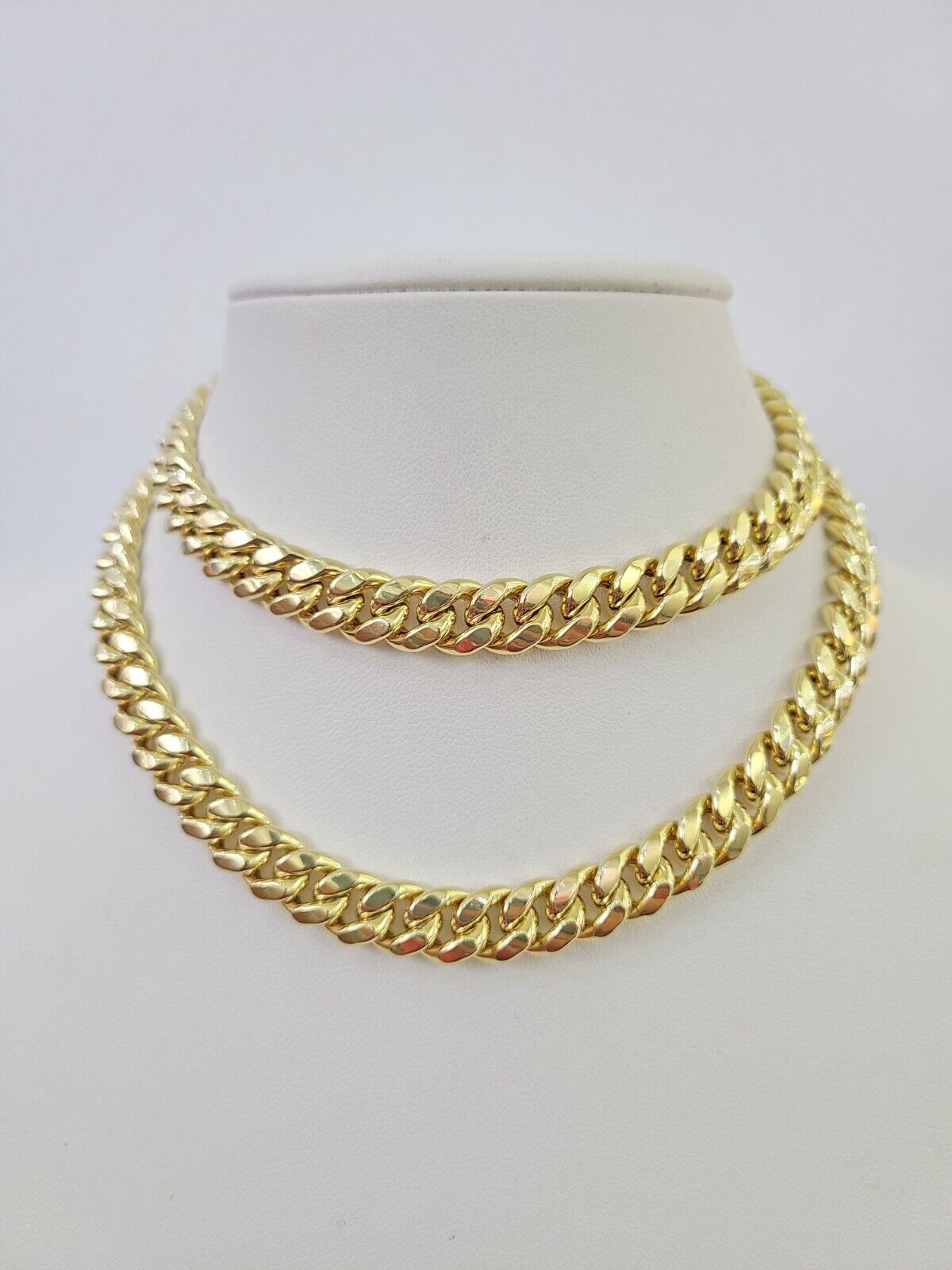 10k Real Miami Cuban Royal Link Chain 26 inch 9mm Genuine Yellow Genuine