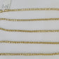 Real 10k Franco Chain Solid Gold 2.5mm 22" Necklace lobster lock Diamond Cut