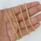 18k Real Solid Rope Chain Yellow Gold 3mm 26" Inch Genuine 18kt Necklace