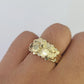 Real 10k Nugget Ring Yellow Gold Casual Ring 10kt Genuine