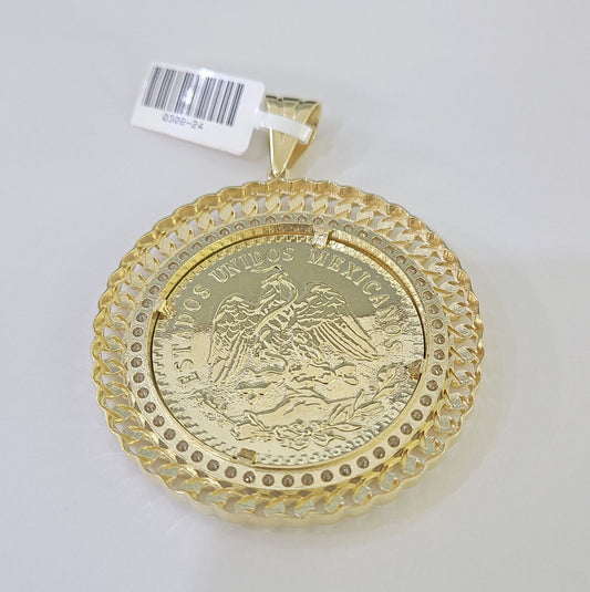 10k Centenario Coin Charm Yellow Gold 50 Pesos 1947 Mexico/Mexican Coin