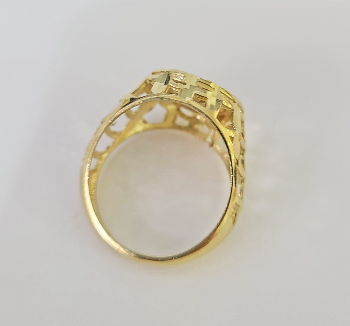 10k 50 Pesos Coin Centenario Ring Yellow Gold Men Real Genuine