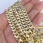 Real 10k Royal Monaco Chain 7mm 16-24 inches Necklace Yellow Gold Box Clasp