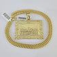 10K Franco Chain Last Supper Pendant Charm Necklace 20"-26" 5mm Yellow Gold SET