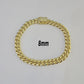 Real 10k Gold Miami Cuban link Bracelet 6mm-9mm 7"-9" 10kt Yellow Gold
