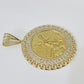 10k Centenario Coin Charm Yellow Gold 50 Pesos 1947 Mexico/Mexican Coin