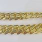 14K Solid Miami Cuban Bracelet Yellow Gold Box Clasp 9 Inch 15mm Link HEAVY