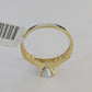 Real 10k Yellow Gold Ring Wedding Engagement Casual 10Kt Genuine