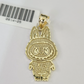 10k Cartoon Monster Charm Pendant Men Women 10kt Real Yellow Gold